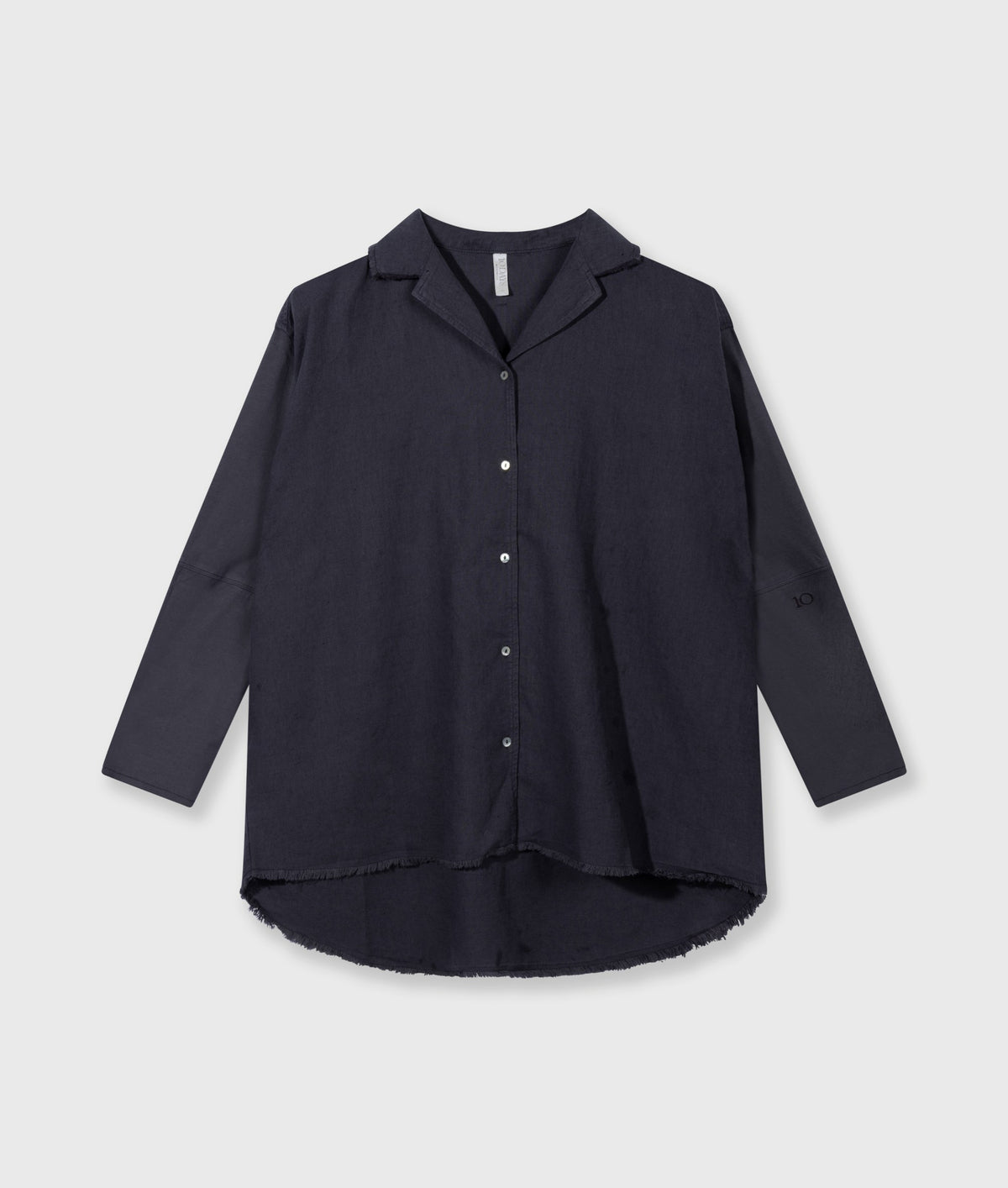 Cotton Linen Blouse steelblue | Bildmaterial bereitgestellt von SHOES.PLEASE.