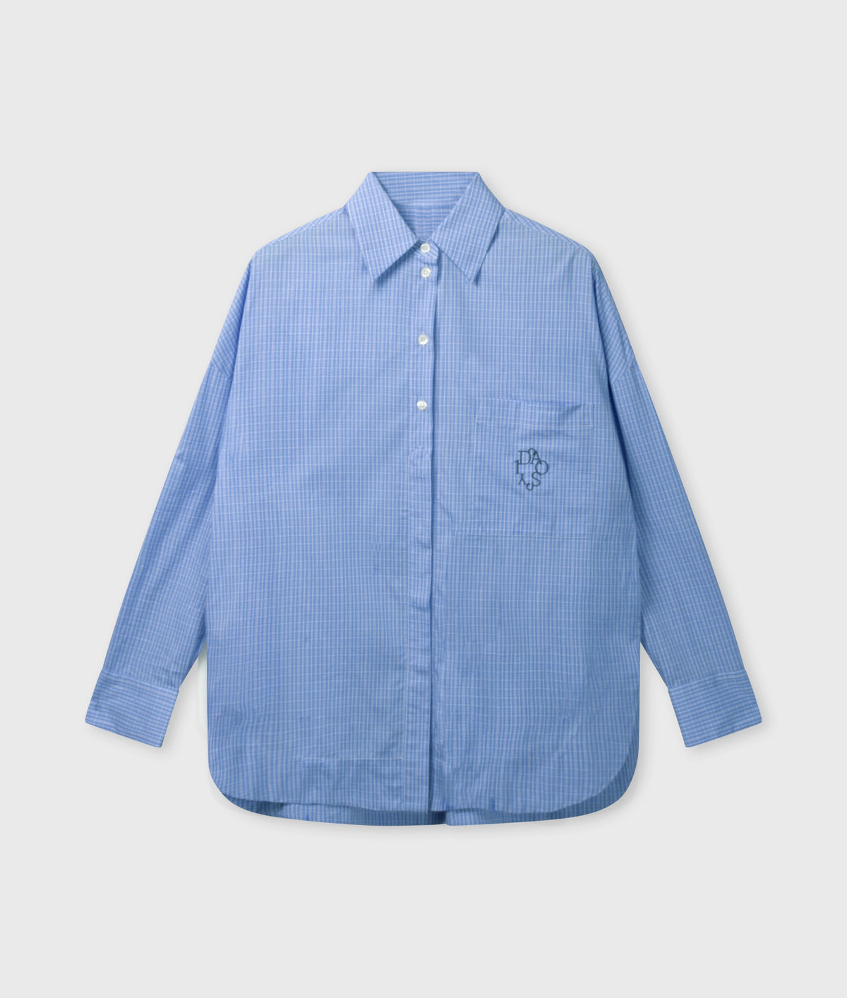long sleeve shirt check ultramarine | Bildmaterial bereitgestellt von SHOES.PLEASE.