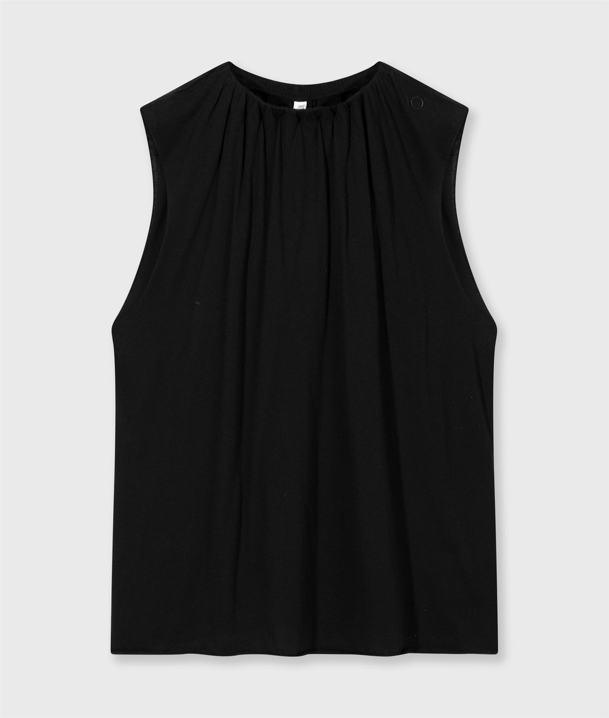 Pleated Top Jersey black | Bildmaterial bereitgestellt von SHOES.PLEASE.