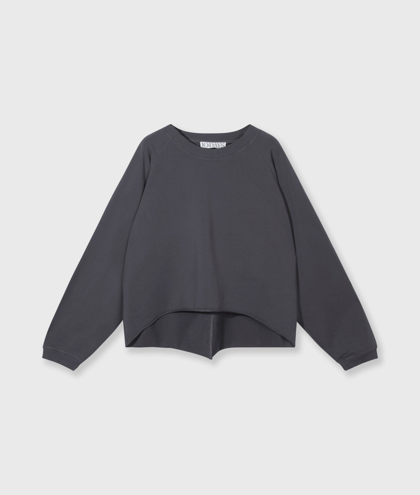 silent chique raglan sweater steel blue | Bildmaterial bereitgestellt von SHOES.PLEASE.