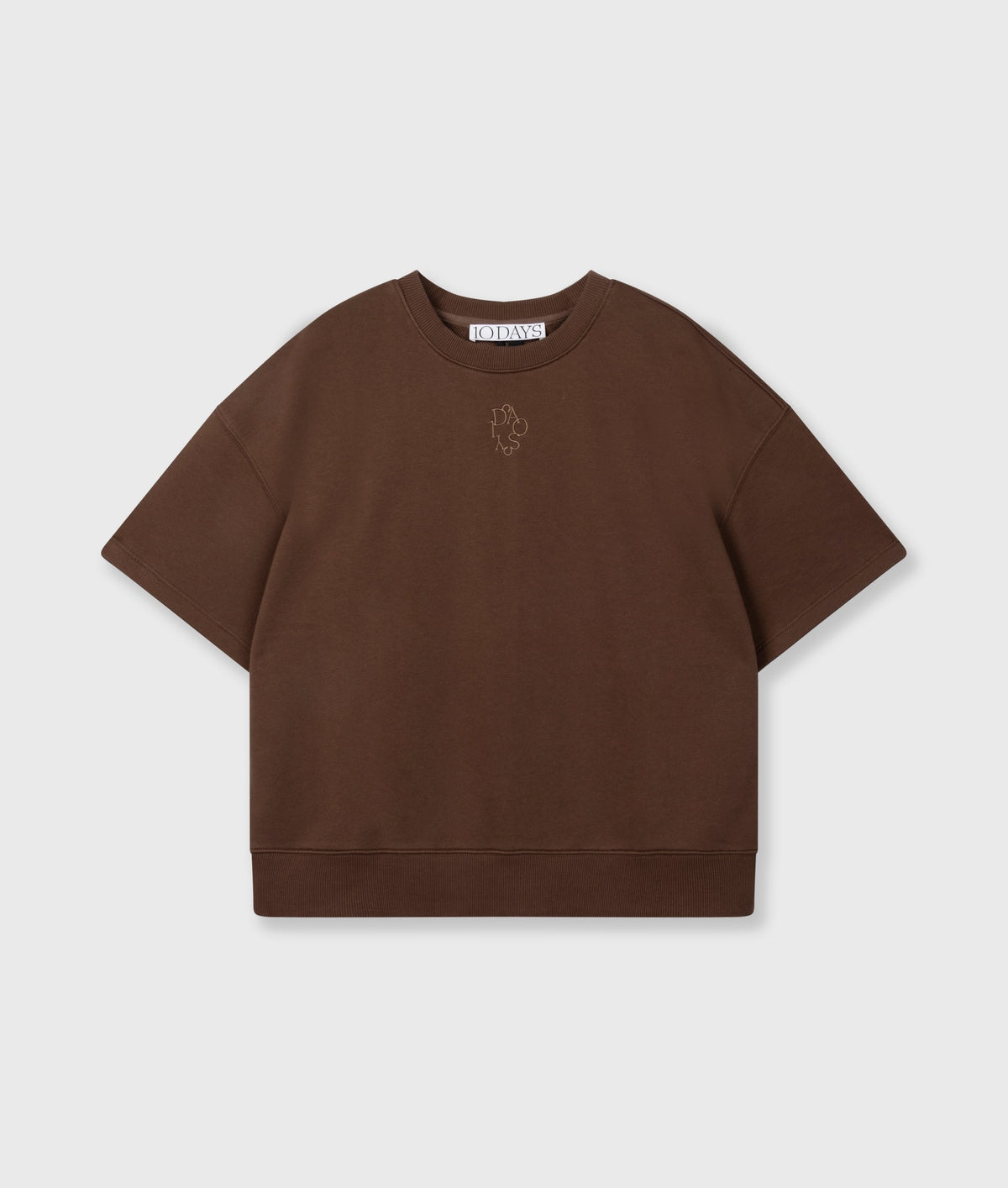 Short Sleeve Sweater dark truffle | Bildmaterial bereitgestellt von SHOES.PLEASE.