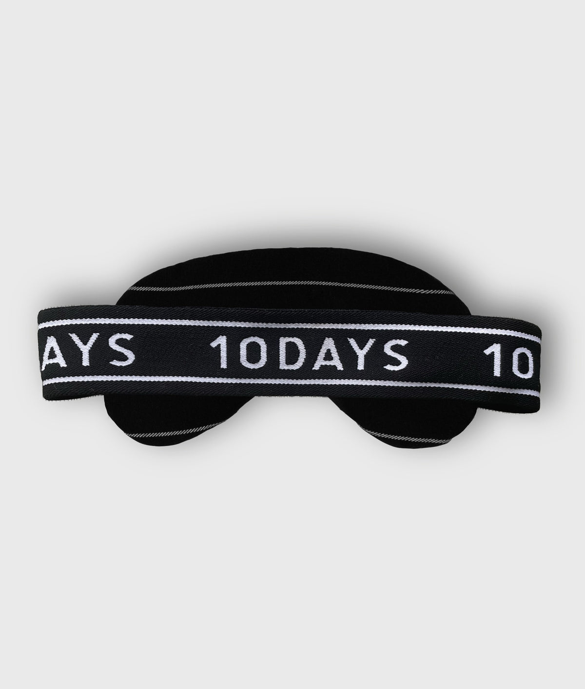 Fleece Eye Mask Stripes black | Bildmaterial bereitgestellt von SHOES.PLEASE.