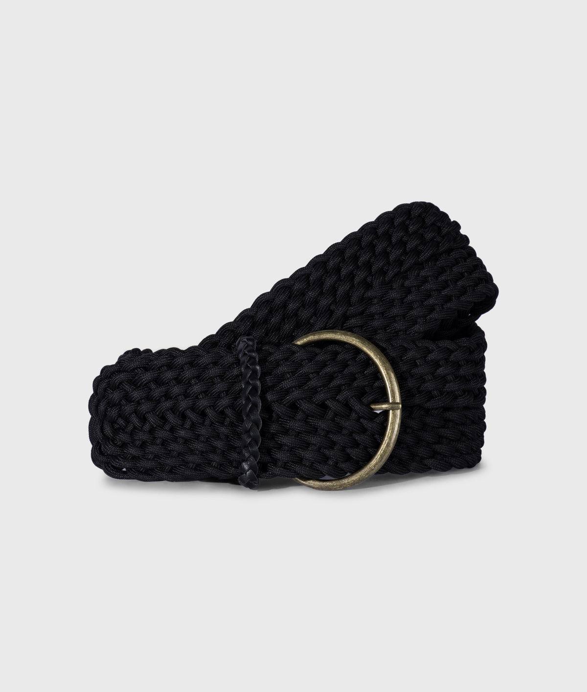 braided belt black | Bildmaterial bereitgestellt von SHOES.PLEASE.