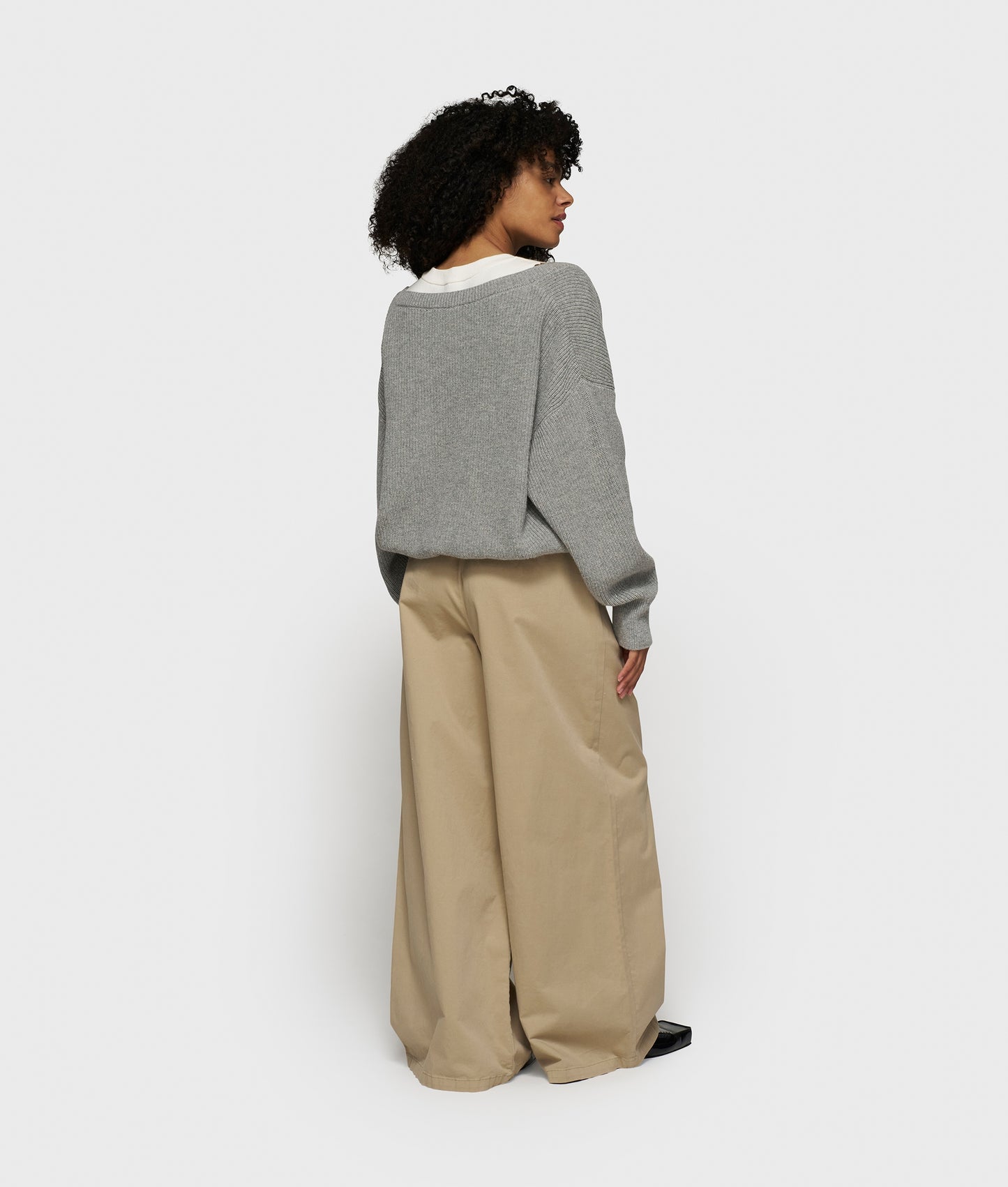 Wide Pants Twill earth | Bildmaterial bereitgestellt von SHOES.PLEASE.