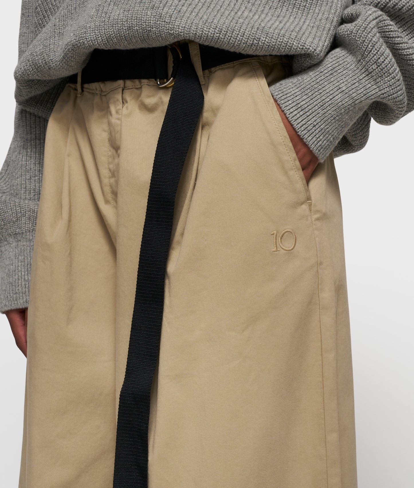 Wide Pants Twill earth | Bildmaterial bereitgestellt von SHOES.PLEASE.