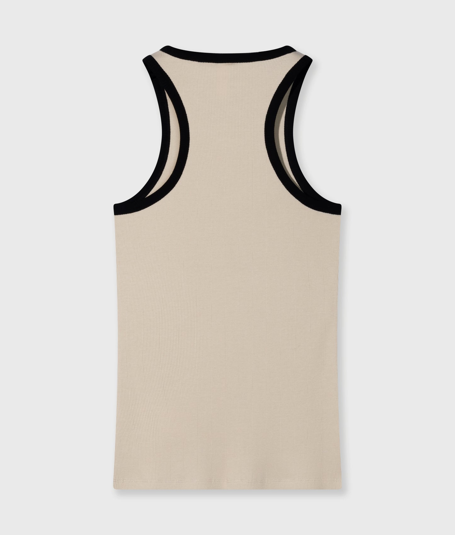 Tank Top Rib Contrast light earth | Bildmaterial bereitgestellt von SHOES.PLEASE.