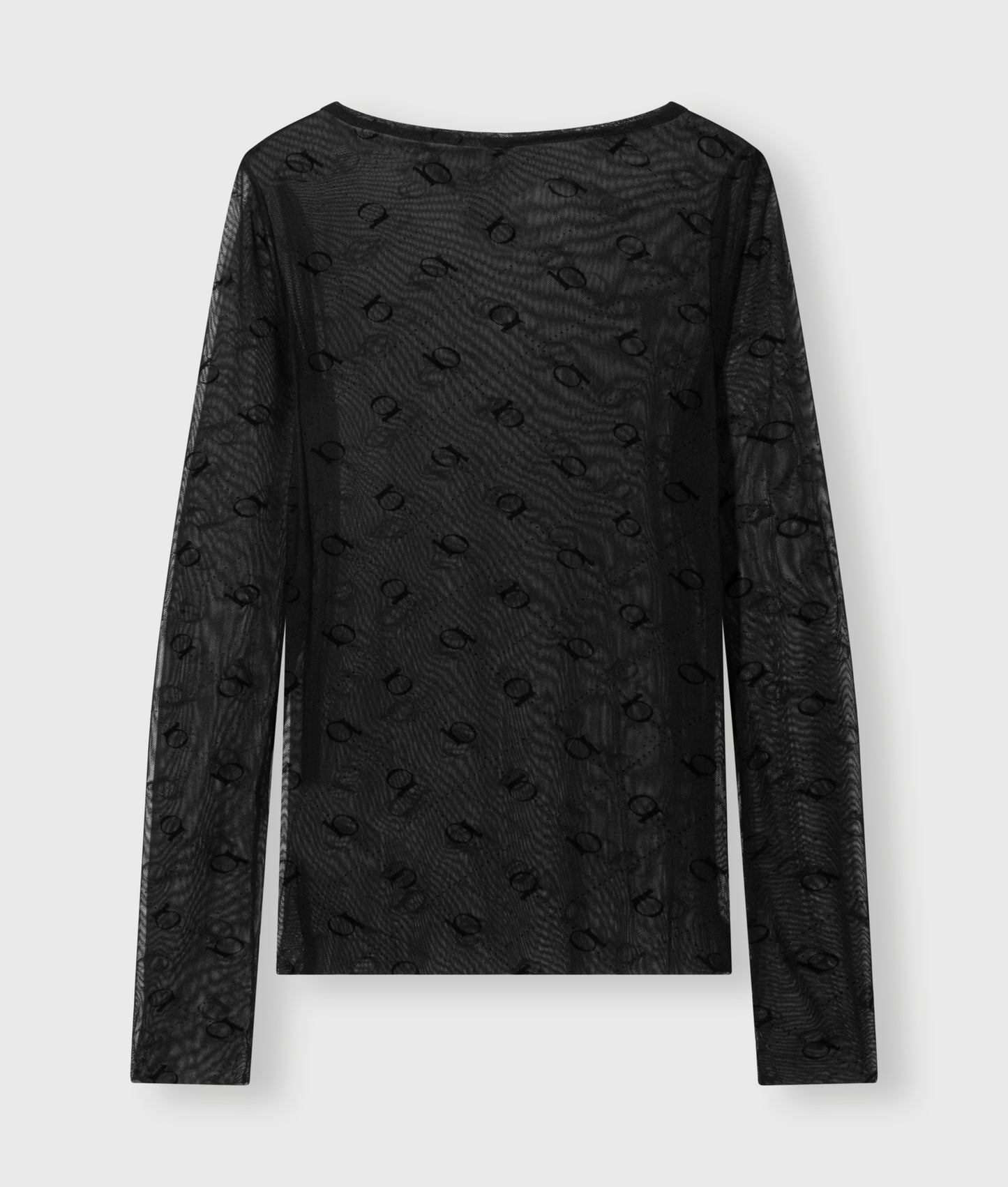 Mesh Long Sleeve Monogram black | Bildmaterial bereitgestellt von SHOES.PLEASE.