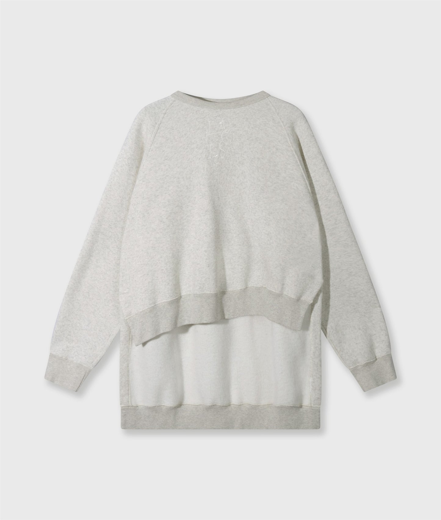 A-Symmetric Sweater soft white melee | Bildmaterial bereitgestellt von SHOES.PLEASE.