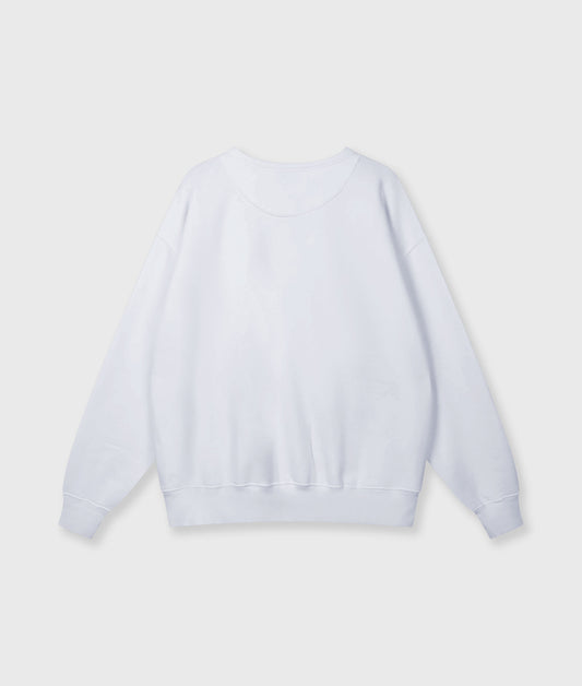 Statement Sweater Smile white