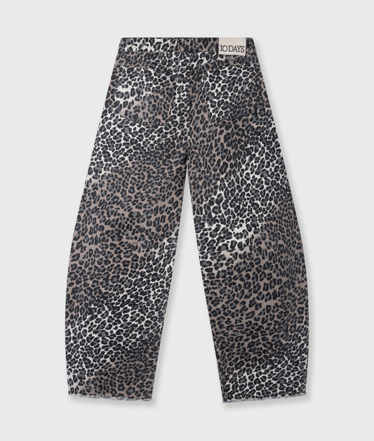 Western Pants Leopard ecru