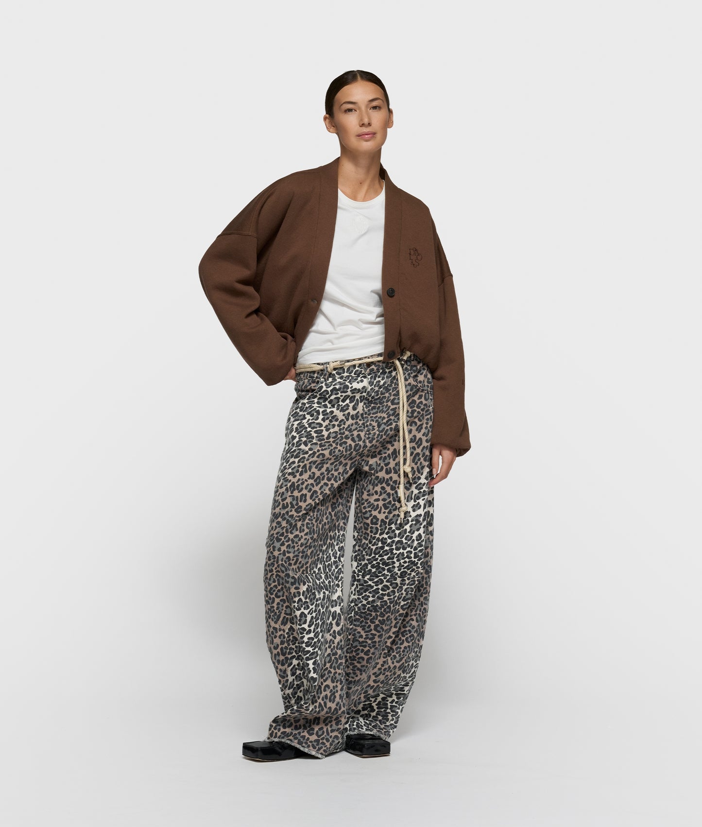 Western Pants Leopard ecru | Bildmaterial bereitgestellt von SHOES.PLEASE.