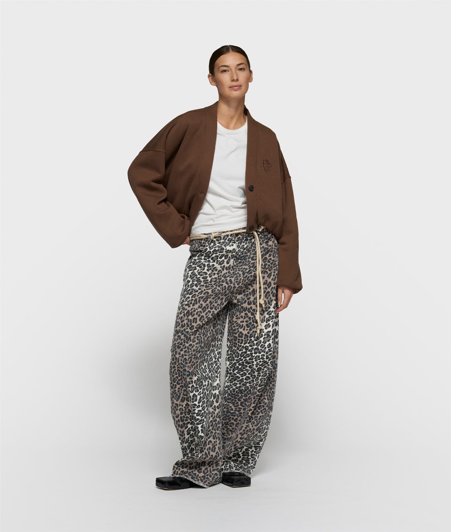 Western Pants Leopard ecru | Bildmaterial bereitgestellt von SHOES.PLEASE.