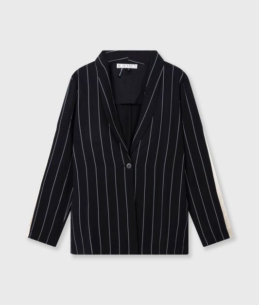 Blazer Pinstripe black