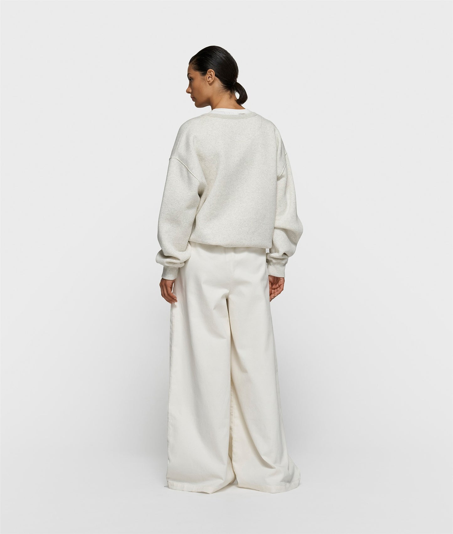 Wide Pants Jog Twill pearl | Bildmaterial bereitgestellt von SHOES.PLEASE.