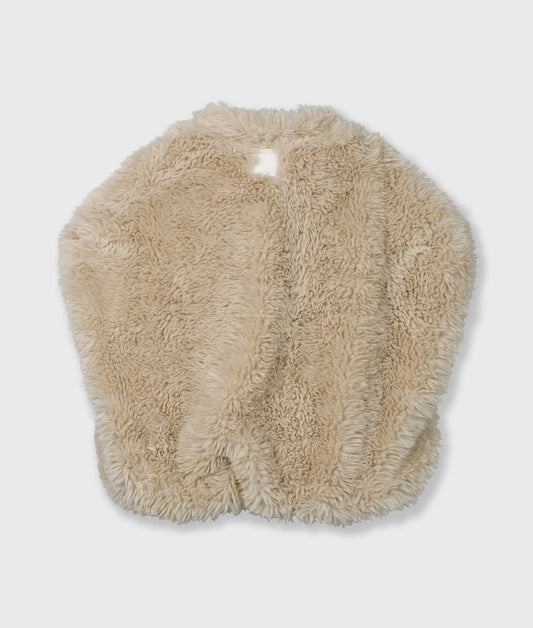 Fluffy Gilet pearl