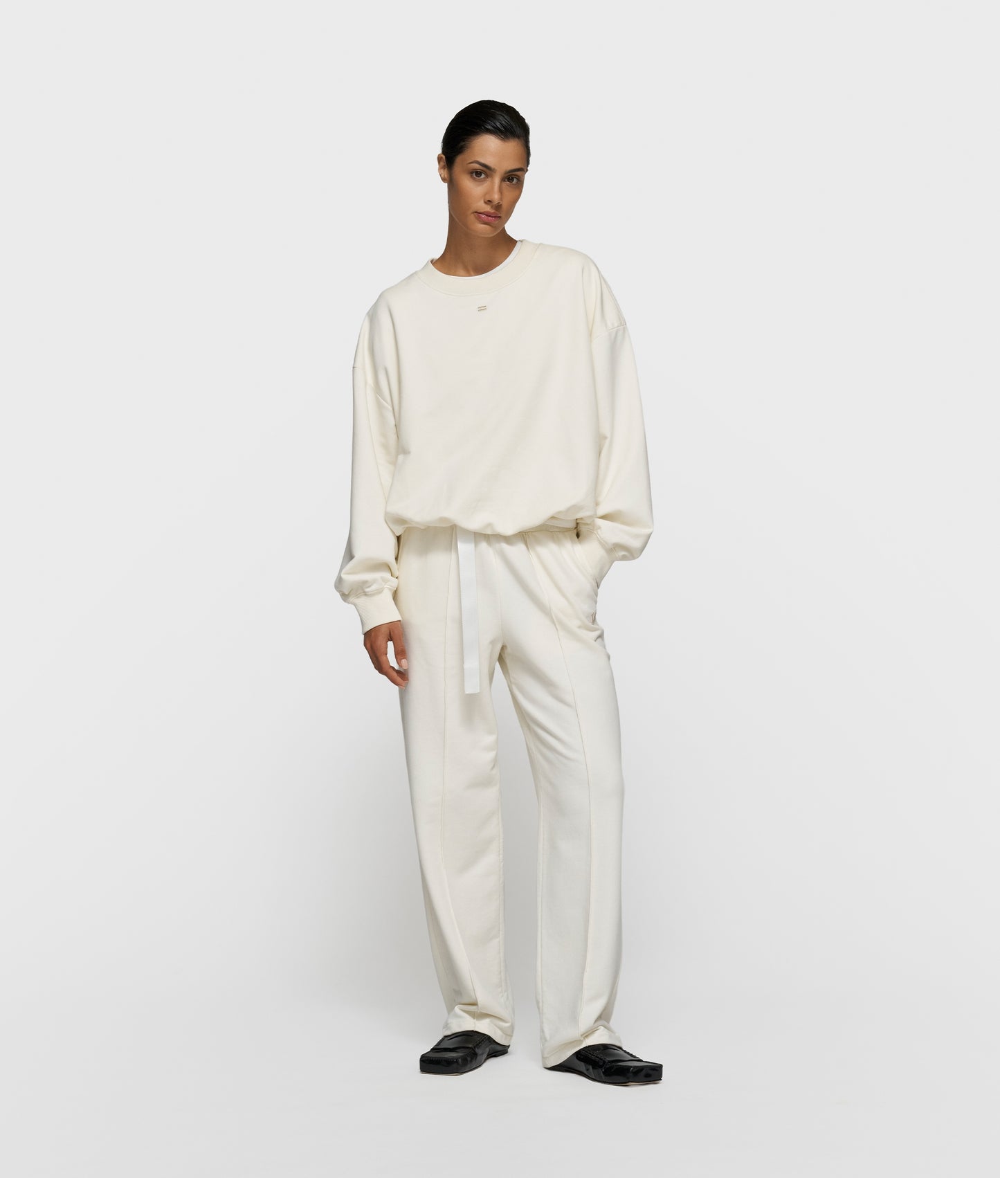 Pleated Sweater Curly 10 pearl | Bildmaterial bereitgestellt von SHOES.PLEASE.