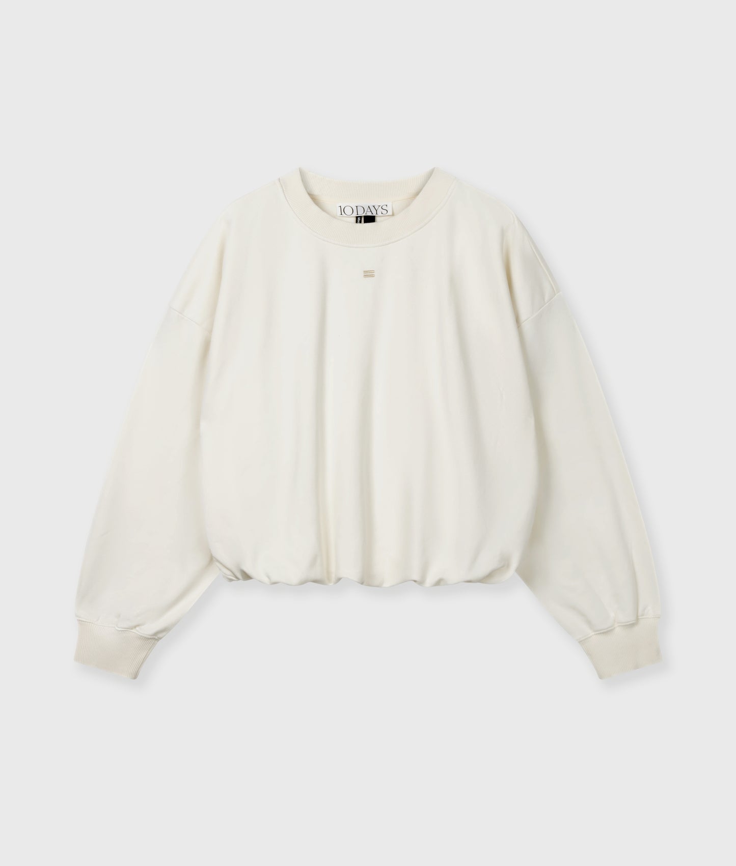 Pleated Sweater Curly 10 pearl | Bildmaterial bereitgestellt von SHOES.PLEASE.