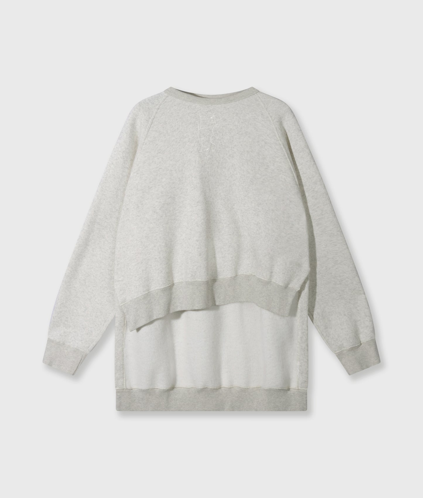A-Symmetric Sweater soft white melee | Bildmaterial bereitgestellt von SHOES.PLEASE.
