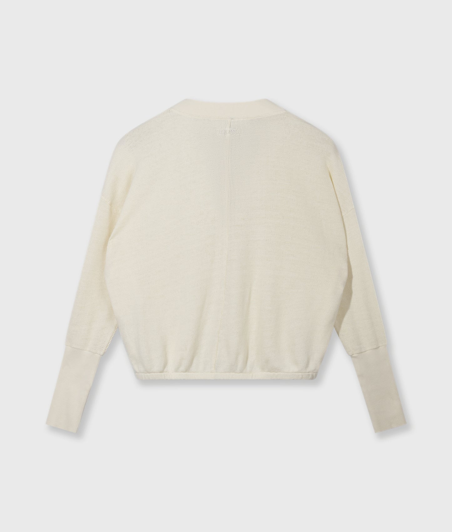 V-Neck Cardigan Mesh soft vanilia | Bildmaterial bereitgestellt von SHOES.PLEASE.