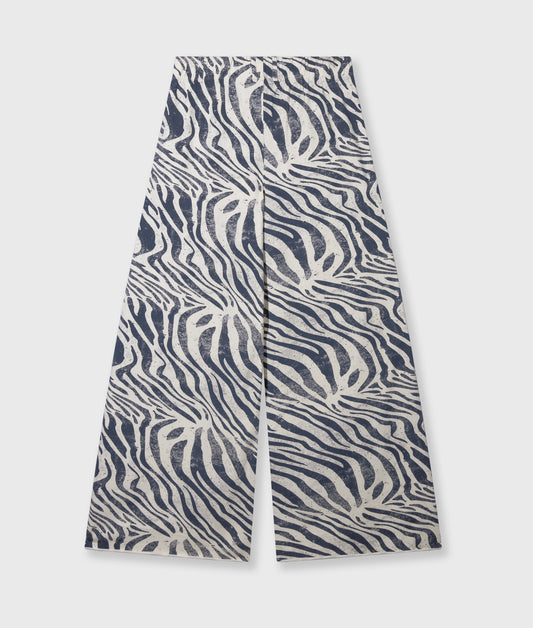 Wide Jogger Zebra light vanilla
