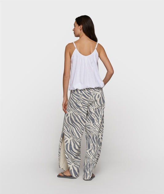 Western Pants Zebra light vanilla