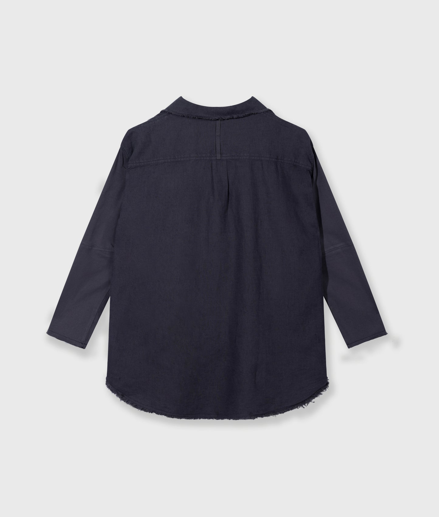 Cotton Linen Blouse steelblue | Bildmaterial bereitgestellt von SHOES.PLEASE.