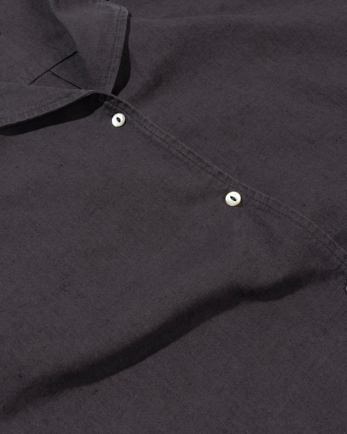 Cotton Linen Blouse steelblue | Bildmaterial bereitgestellt von SHOES.PLEASE.