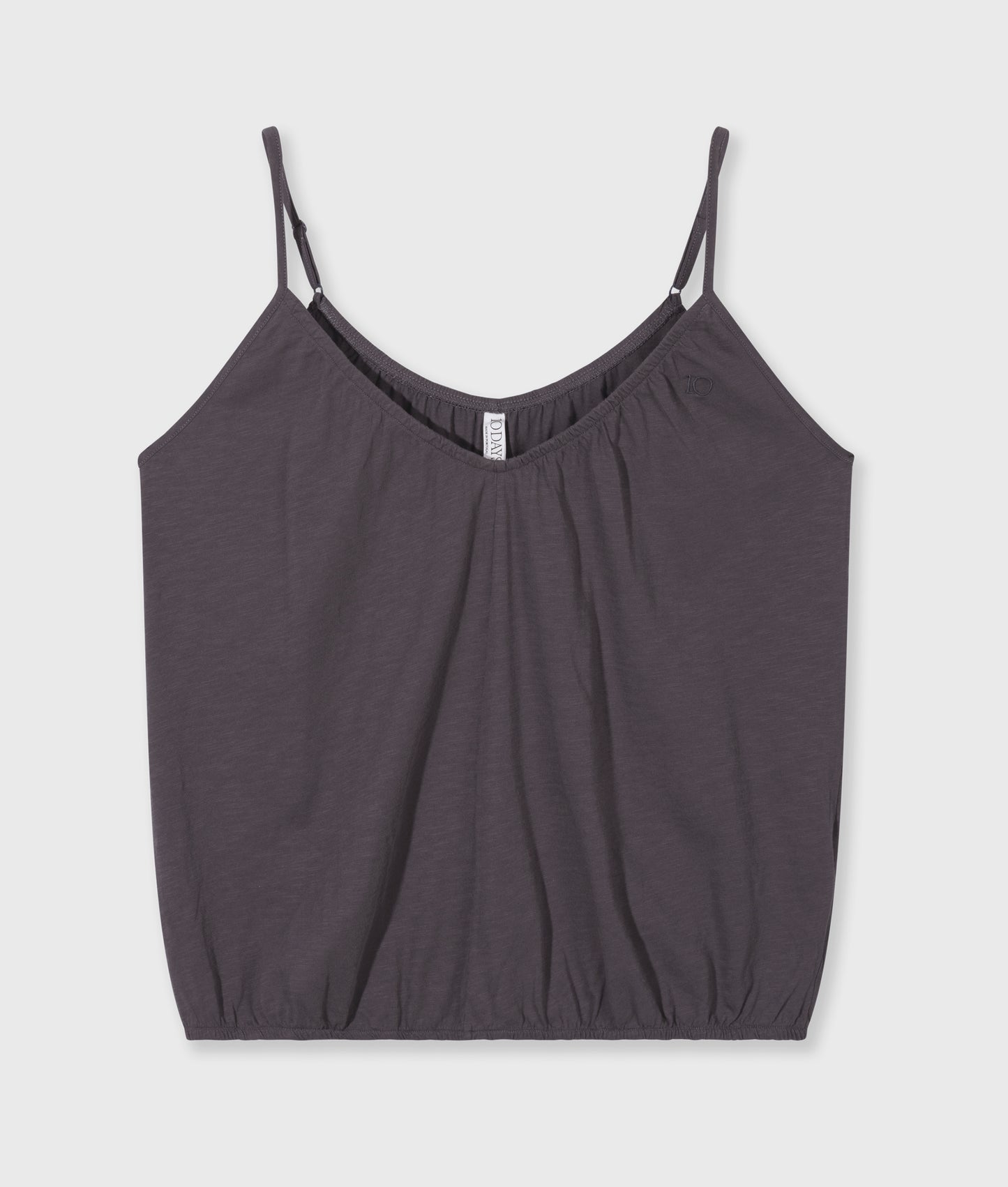 Top Gathered Neck steelblue | Bildmaterial bereitgestellt von SHOES.PLEASE.