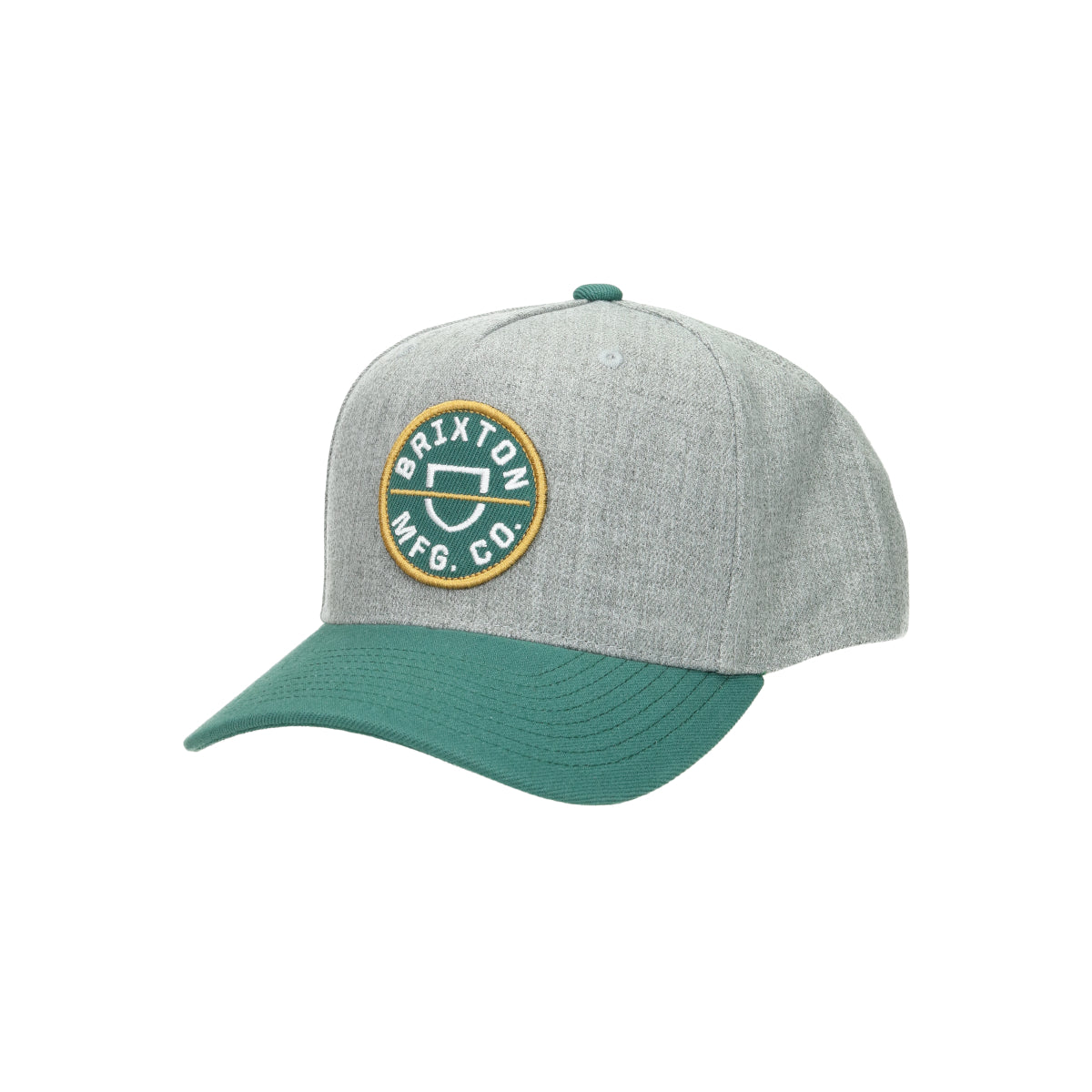 Crest C MP Snapback dk.ht grey/dk.green grau grün | Bildmaterial bereitgestellt von SHOES.PLEASE.
