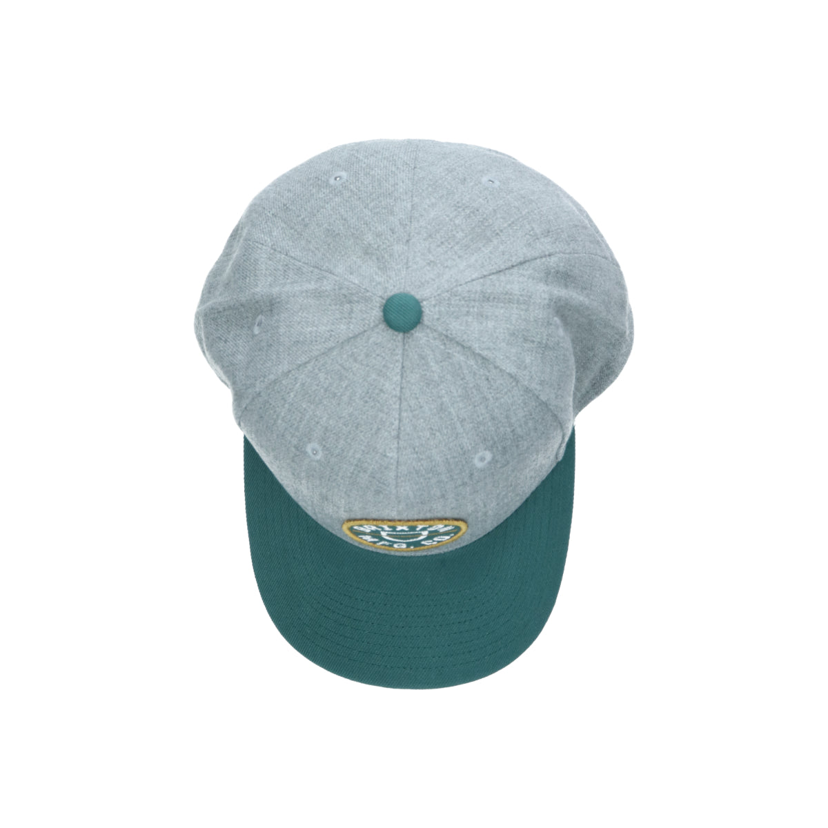 Crest C MP Snapback dk.ht grey/dk.green grau grün | Bildmaterial bereitgestellt von SHOES.PLEASE.