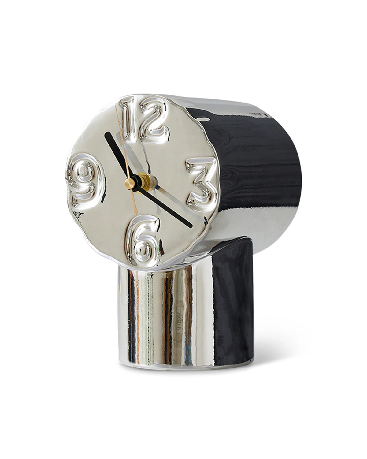 Retro ceramic clock chrome | Bildmaterial bereitgestellt von SHOES.PLEASE.