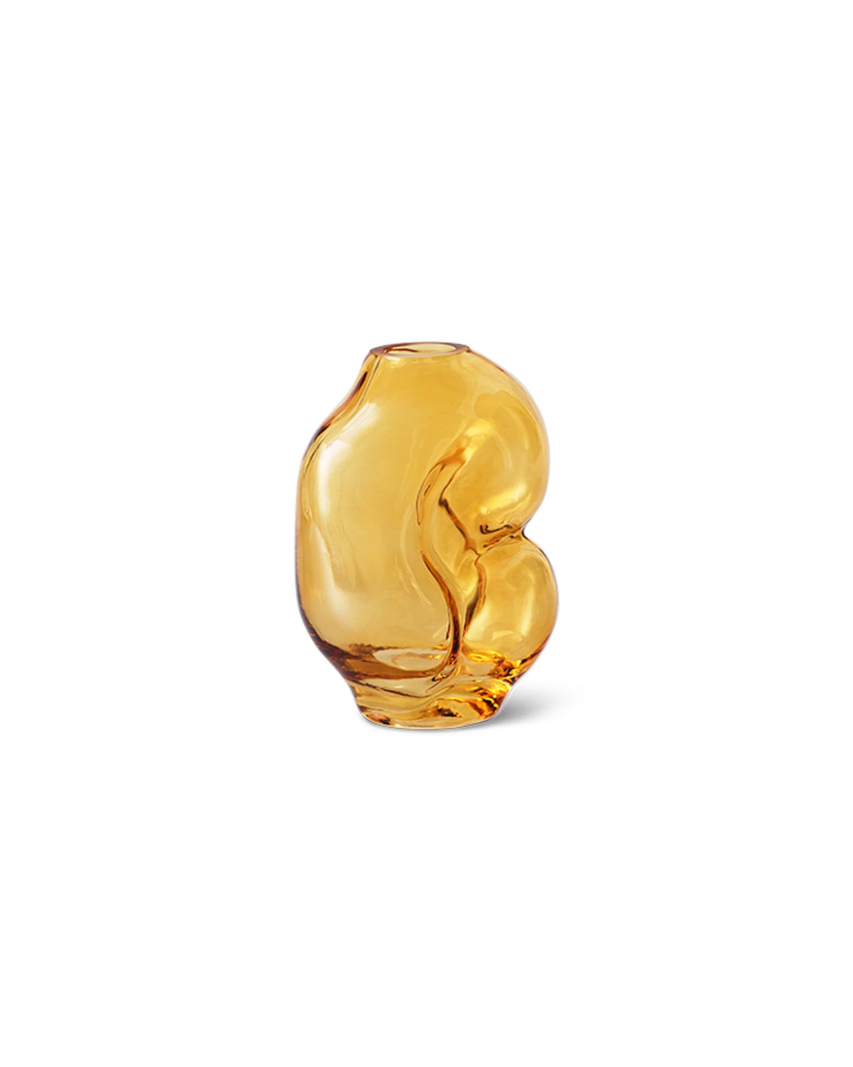 Gleam glass small vase amber | Bildmaterial bereitgestellt von SHOES.PLEASE.