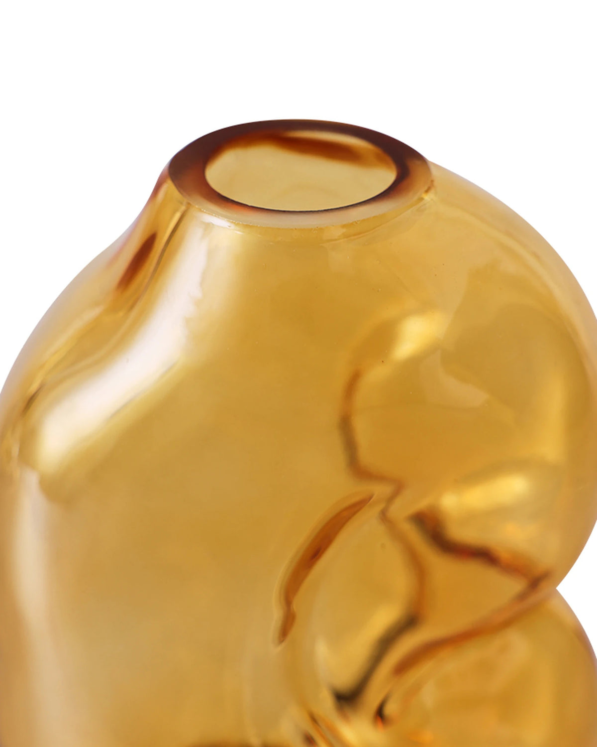 Gleam glass small vase amber | Bildmaterial bereitgestellt von SHOES.PLEASE.