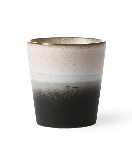 70s ceramics coffee mug rock