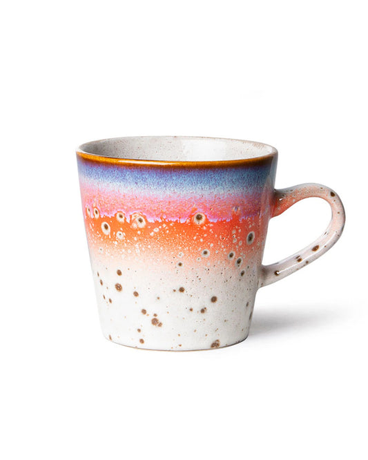 70s ceramics americano mug asteroids