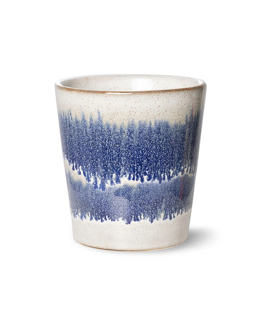 70s ceramics coffee mug cosmos