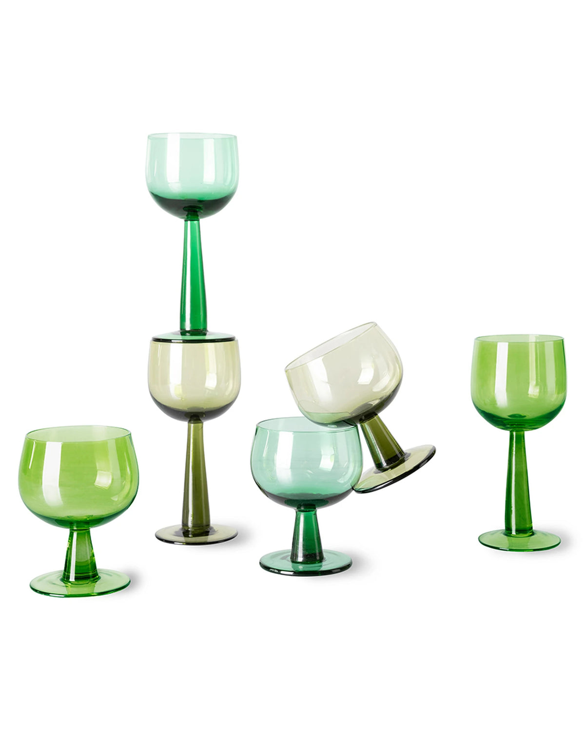 The emeralds wine glass tall lime green (set of 4) | Bildmaterial bereitgestellt von SHOES.PLEASE.