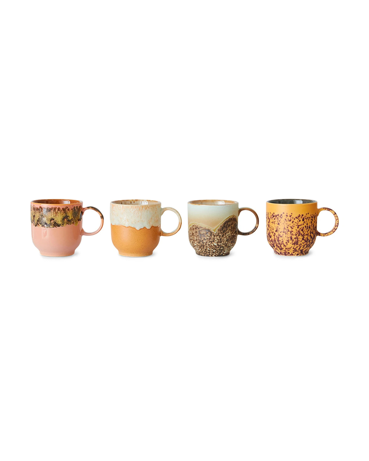 70s ceramics café mugs cape (set of 4) | Bildmaterial bereitgestellt von SHOES.PLEASE.