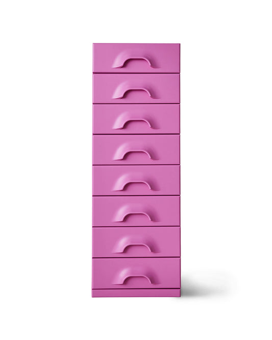 Chest of 8 drawers urban pink