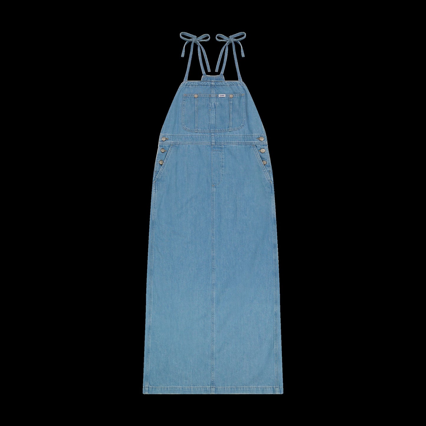 LOOSE OVERALL DRESS BRAND NEW BLUE denim blue | Bildmaterial bereitgestellt von SHOES.PLEASE.