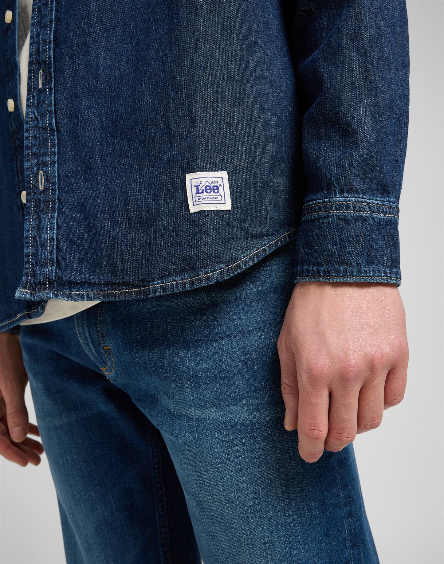 NO POCKET BUTTON DOWN blue ridge | Bildmaterial bereitgestellt von SHOES.PLEASE.
