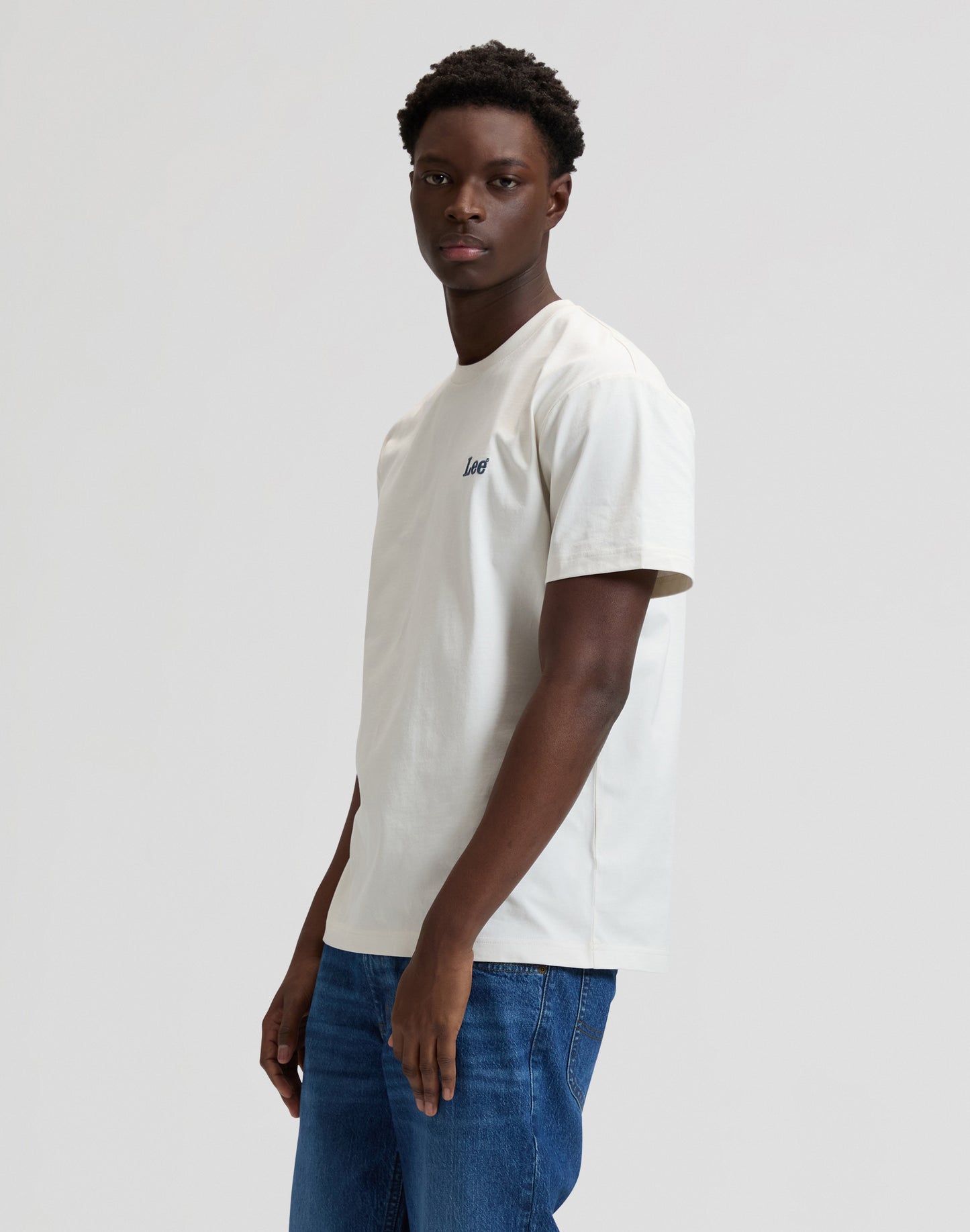 SS SMALL LOGO TEE natural | Bildmaterial bereitgestellt von SHOES.PLEASE.