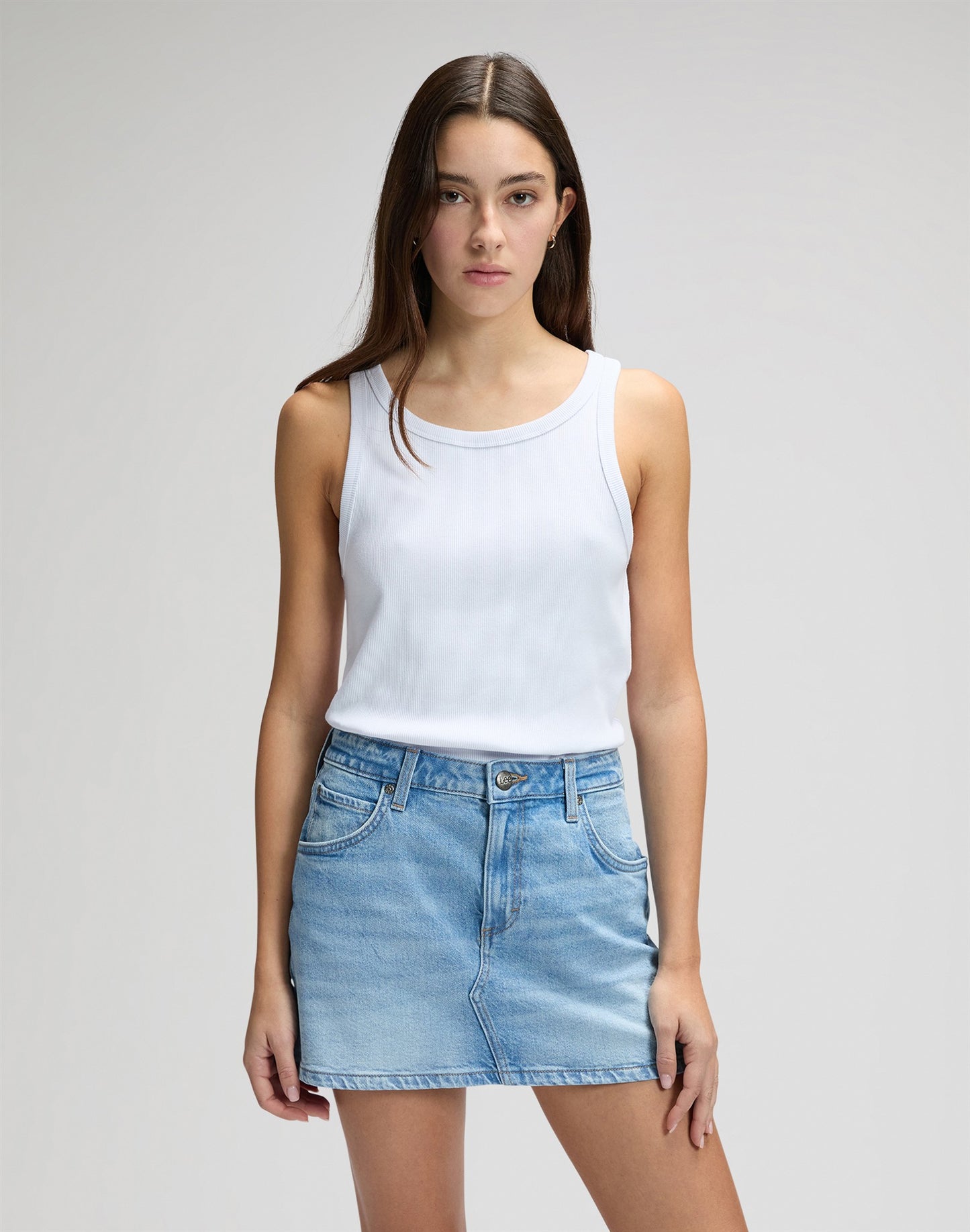 RIB TANK bright white | Bildmaterial bereitgestellt von SHOES.PLEASE.