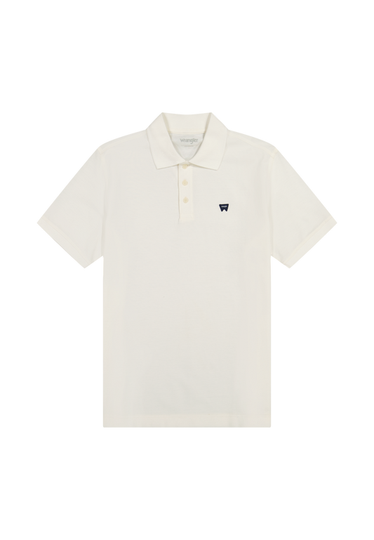 POLO SHIRT worn white