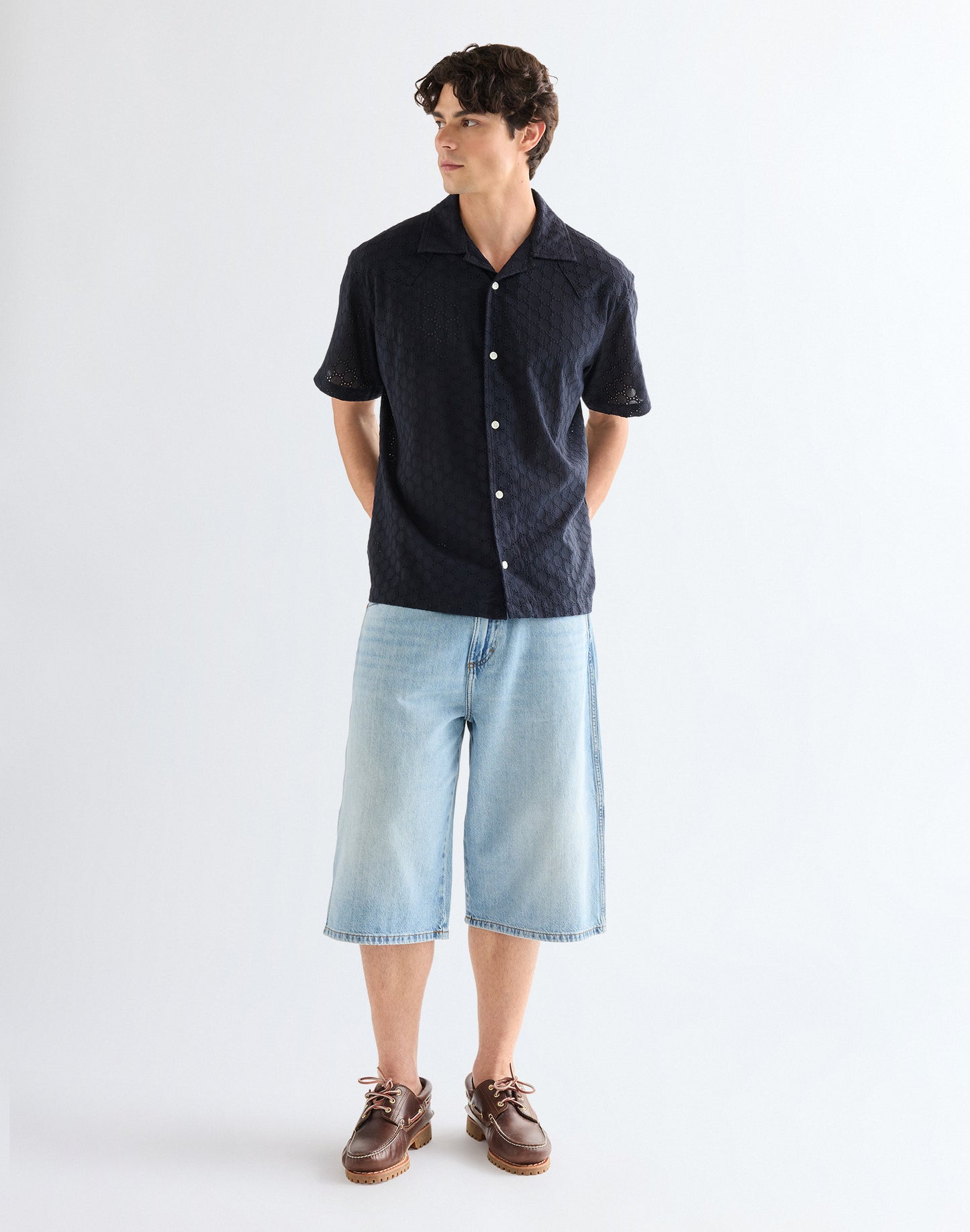 SS RESORT SHIRT dark navy | Bildmaterial bereitgestellt von SHOES.PLEASE.