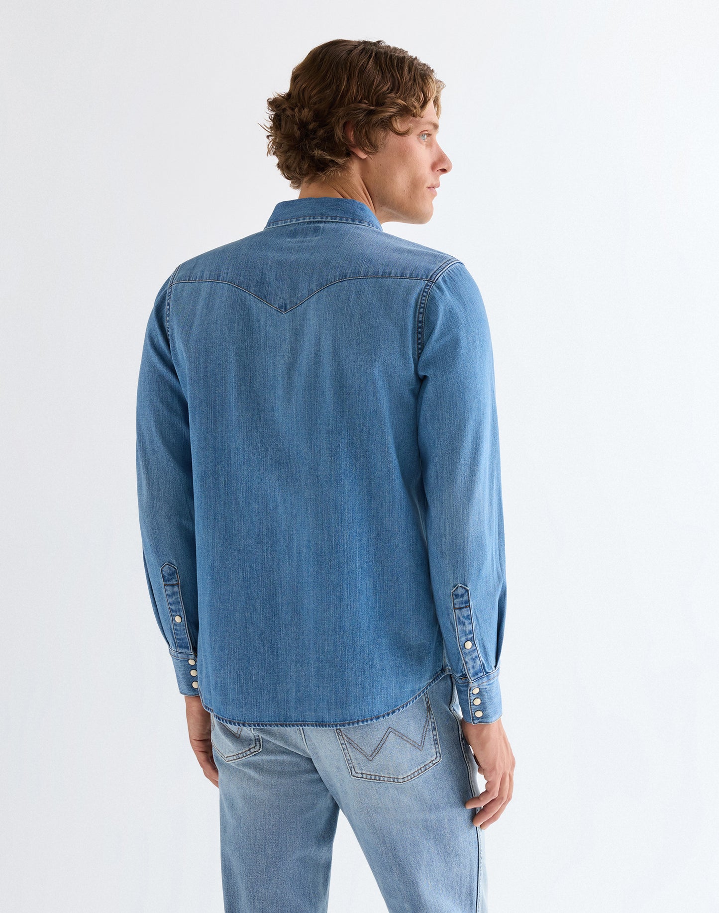 WESTERN SHIRT mid light wash | Bildmaterial bereitgestellt von SHOES.PLEASE.