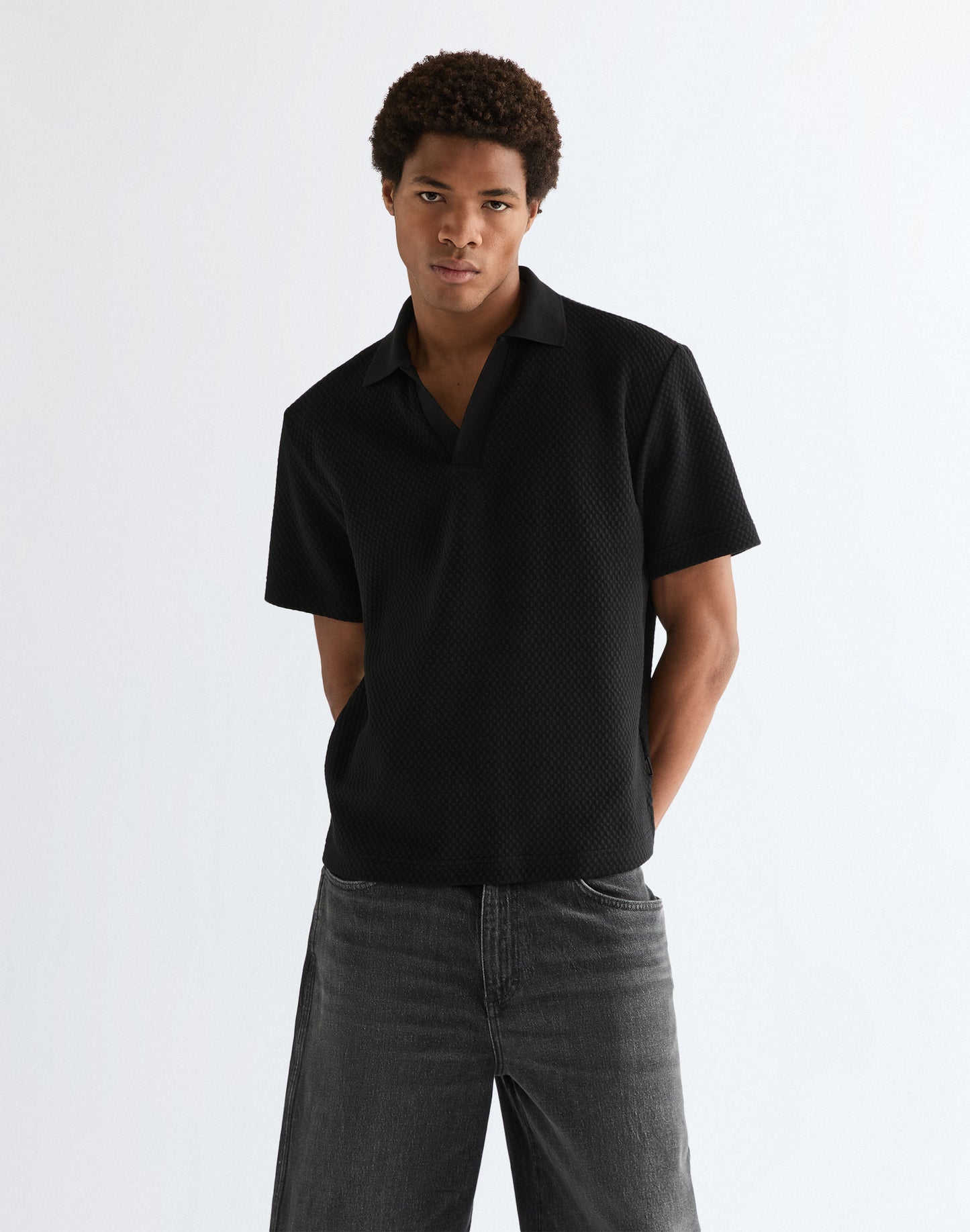 SS POLO SWEATER black | Bildmaterial bereitgestellt von SHOES.PLEASE.