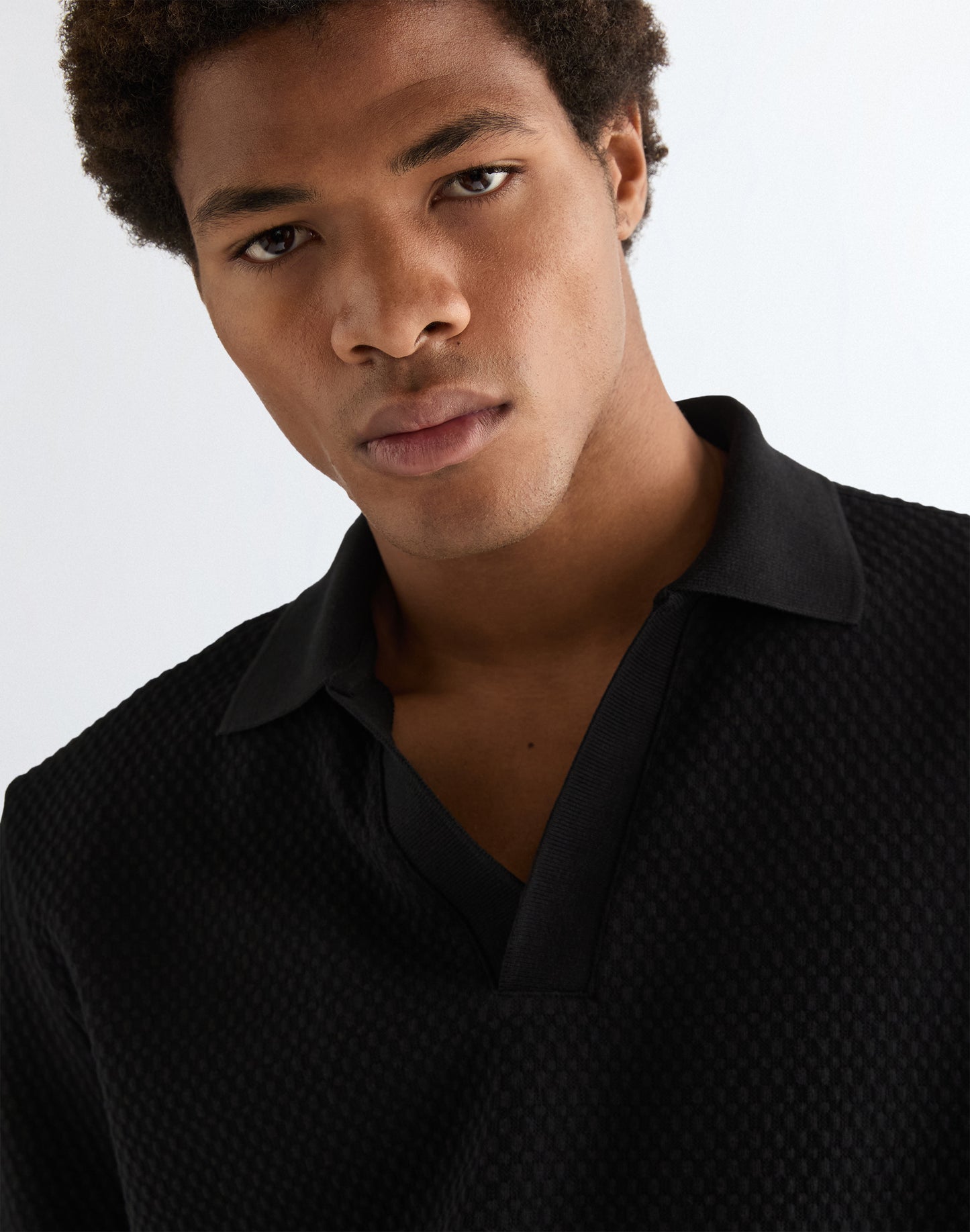 SS POLO SWEATER black | Bildmaterial bereitgestellt von SHOES.PLEASE.