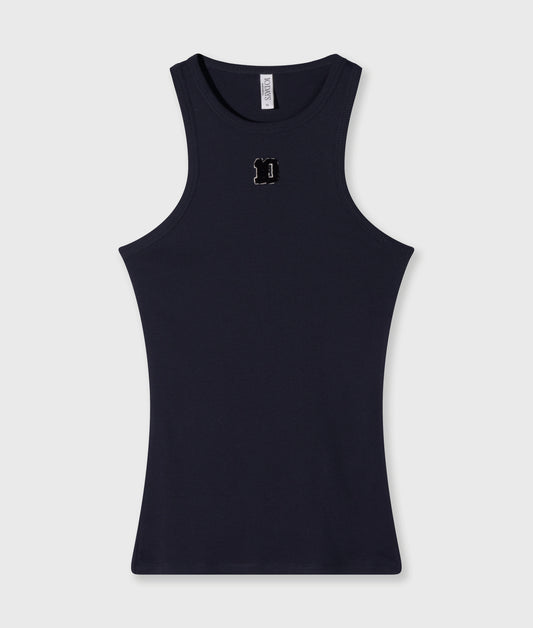Tank Top Rib Terry dark navy