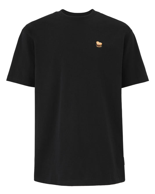 Burger Heart T-Shirt  black